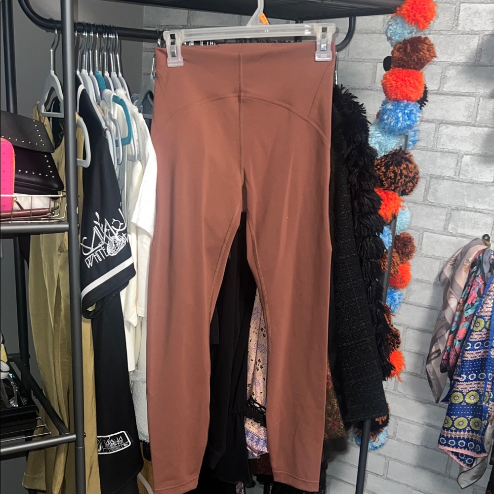 Lululemon Brown High-Waisted Leggings